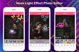 Neon Photo Editor - Light Photo Effect capture d'écran 1