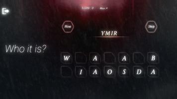 Attack on Titans Quiz Word screenshot 1