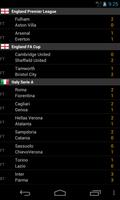 Soccer LiveScores 스크린샷 1