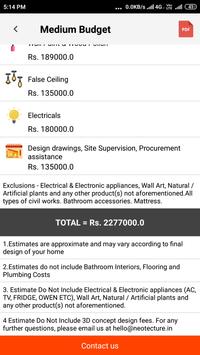 Interior Design Cost Calculator Neotecture For Android