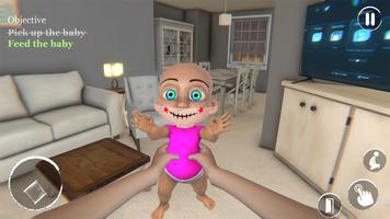 Baby In Pink: Dark Horror Game الملصق