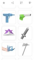 Guides d'armes en origami capture d'écran 1