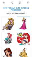 Dessiner des princesses Affiche