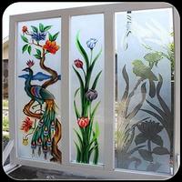 DESIGN GLASS STAINED Plakat