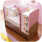 Conception de chambre de bébé icône