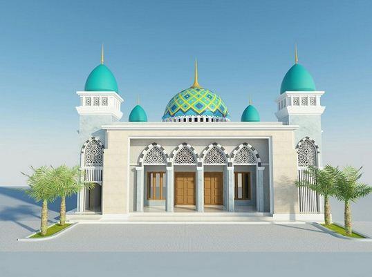 Gambar Desain  Masjid  Rumah  Joglo Limasan Work
