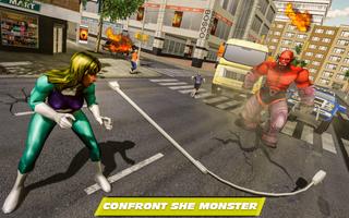 Incredible Monster Superhero Ogre - City Robot War ảnh chụp màn hình 2