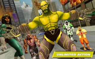 Incredible Monster Superhero Ogre - City Robot War ảnh chụp màn hình 3
