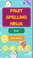Fruit Spelling Ninja Affiche