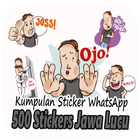 WA 500 Stiker Jawa Lucu - WAStickerApps icône