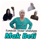 Kumpulan WA Stickers Mak Beti - WAStickerApps icône