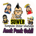 WA Sticker Anak Punk Gokil - WAStickerApps icono