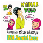 WA Stiker Santri Lucu - WAstickerApps-icoon