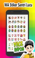 WA Stiker Santri Lucu - WAstickerApps screenshot 1