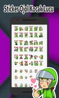 WA Sticker Ojol Kocak Lucu - WAStickerApps captura de pantalla 3