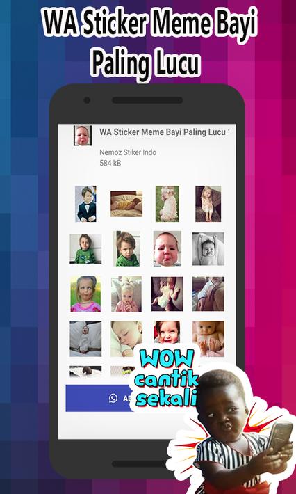  WA  Sticker  Meme Bayi Paling  Lucu  WAStickerApps for 