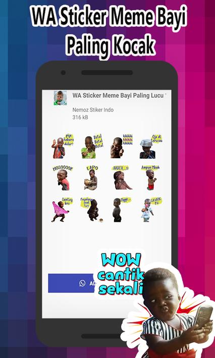  WA  Sticker  Meme Bayi Paling  Lucu  WAStickerApps for 