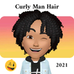 Curly hair for men