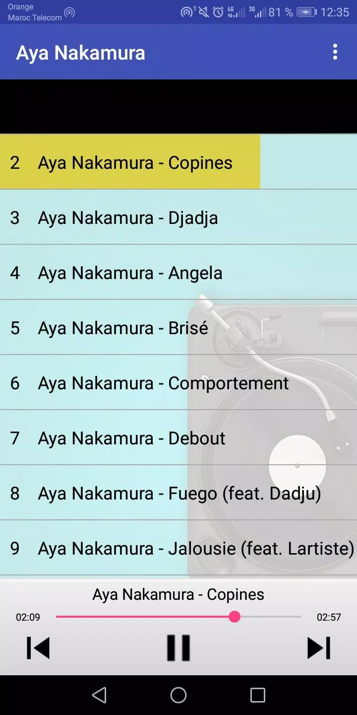 Descarga de APK de Aya Nakamura Chansons para Android