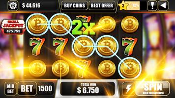 🔷Free Bitcoin Mining Game Slot Machines 🔷 plakat
