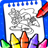 FN Funkin Coloring Book