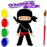 Little Ninja Coloring Book