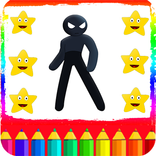 Stickman Coloring Book