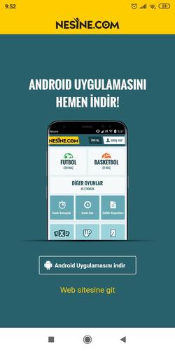 android icin nesine com indirme yardimcisi apk yi indir