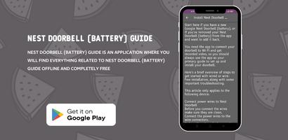 Nest Doorbell (Battery) Guide الملصق