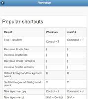 Keyboard Shortcuts screenshot 1