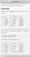 SQL Tutorials imagem de tela 1