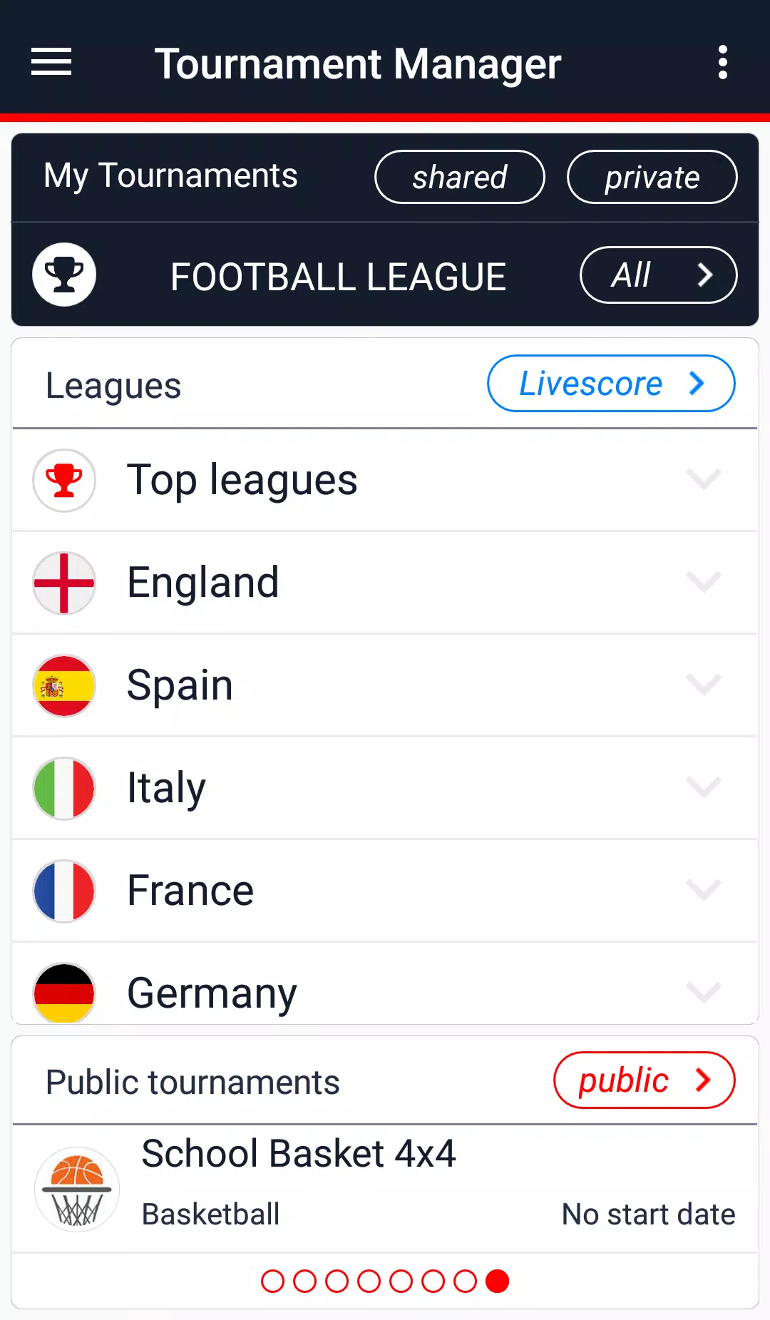 Tournament Manager App - Download