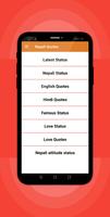 Nepali Status-Nepali Quotes & Status 2020 screenshot 1