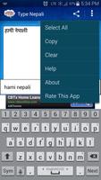 Type Nepali capture d'écran 3