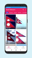 nepali flag wallpapers Affiche