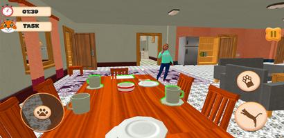Naughty Cat vs Mother Game screenshot 3