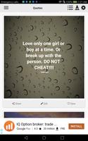 Cheating Quotes تصوير الشاشة 1