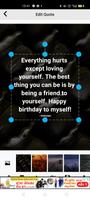 Birthday Wishes for Myself پوسٹر