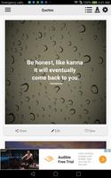 Karma Quotes Affiche