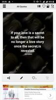 Hidden Love Quotes poster