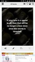 پوستر Hidden Love Quotes