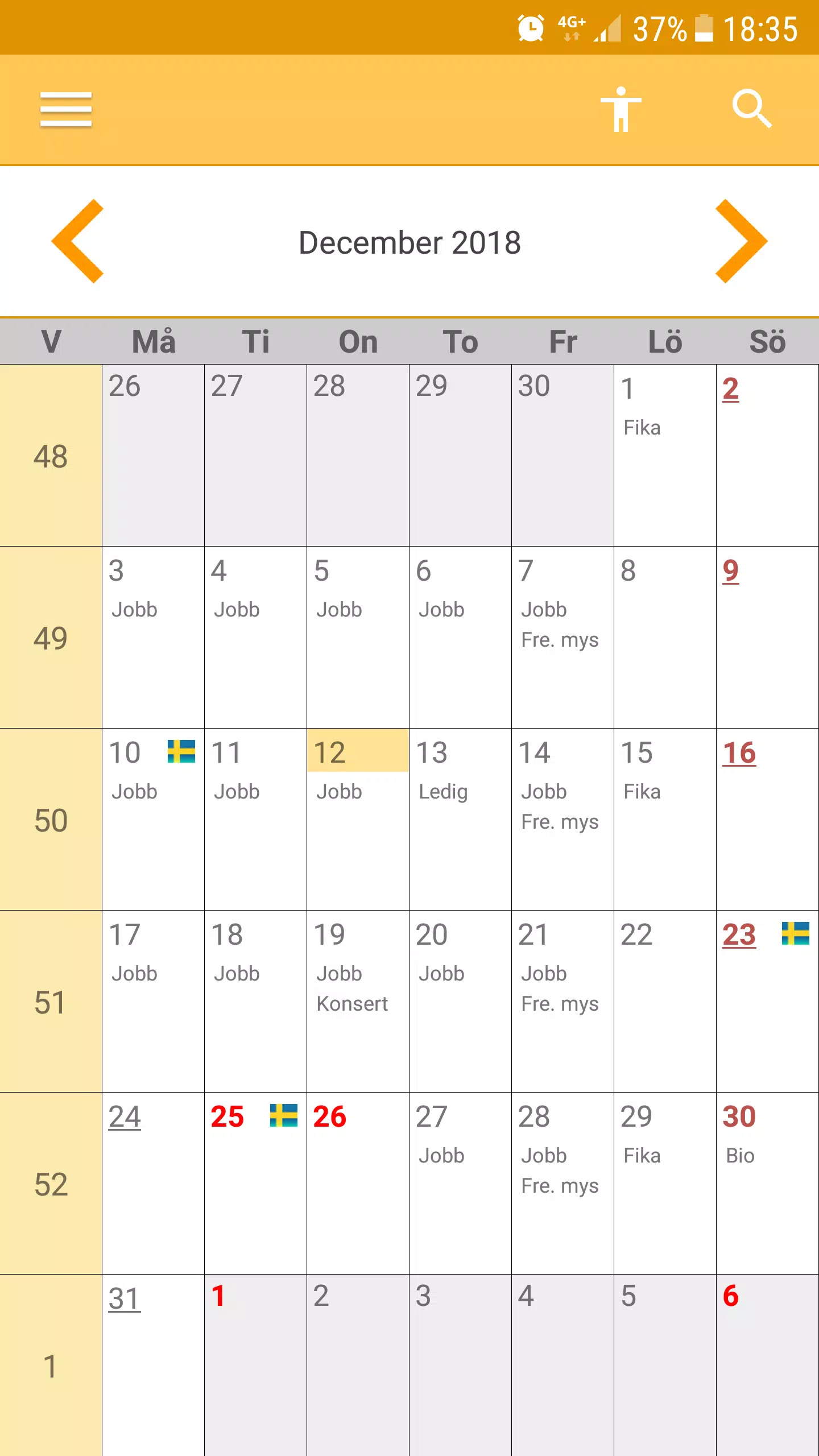 Svensk Kalender APK for Android Download