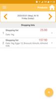 Grocery shopping list screenshot 2