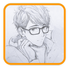 Anime Boy Drawing Designs icône
