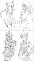 Drawing Kawaii Anime Girls imagem de tela 3