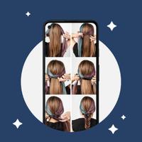 Braided Hairstyle Step by Step capture d'écran 2