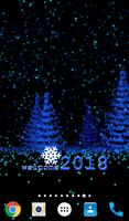 3D New Year 2018 LWP 💥🎄❄️ screenshot 2