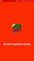 Poster All Sim Important Codes 2023