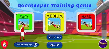 Goalkeeper Training Plakat