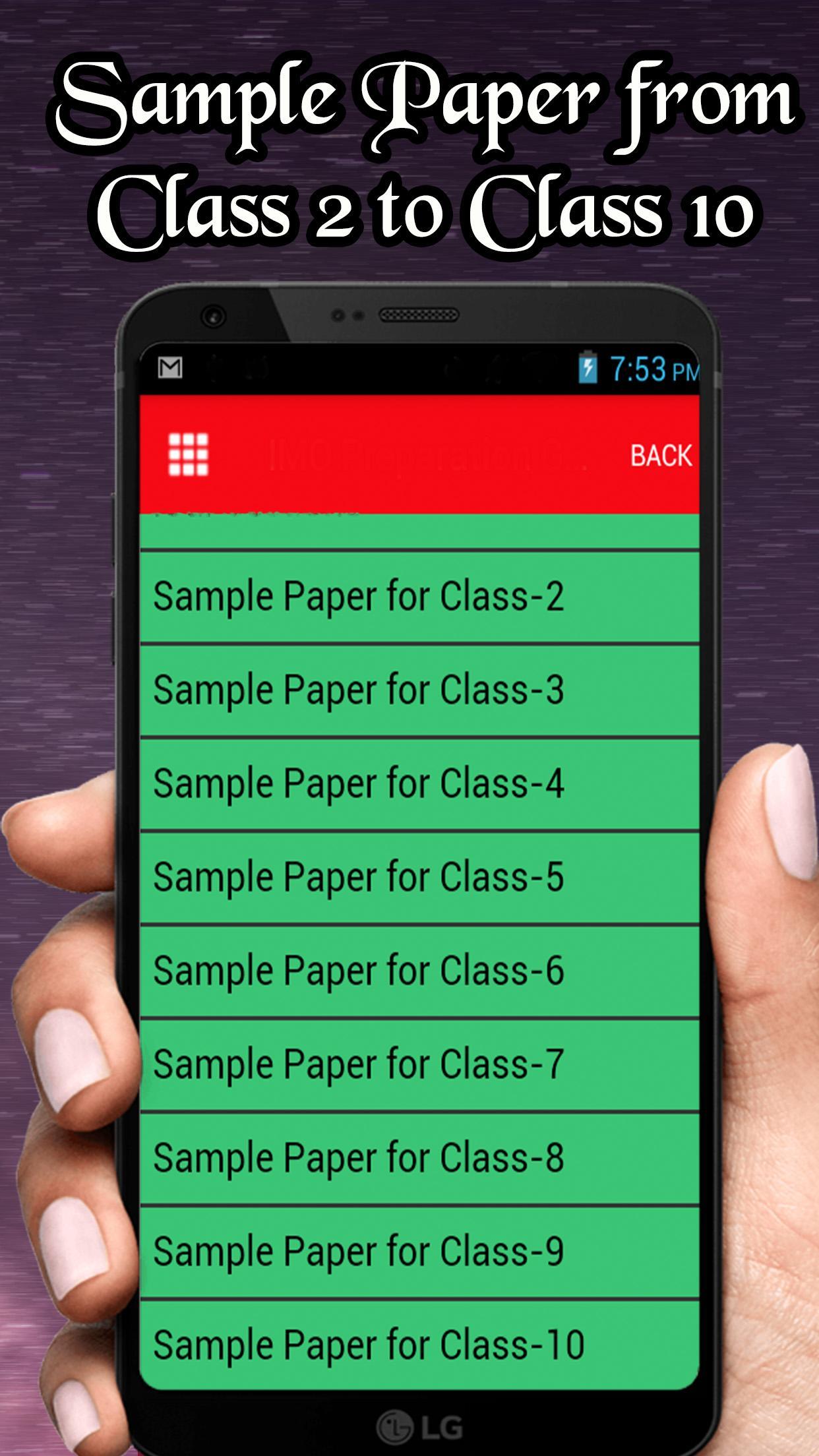 Imo Math Olympiad Sample Question Paper Class 2 10 For Android Apk Download